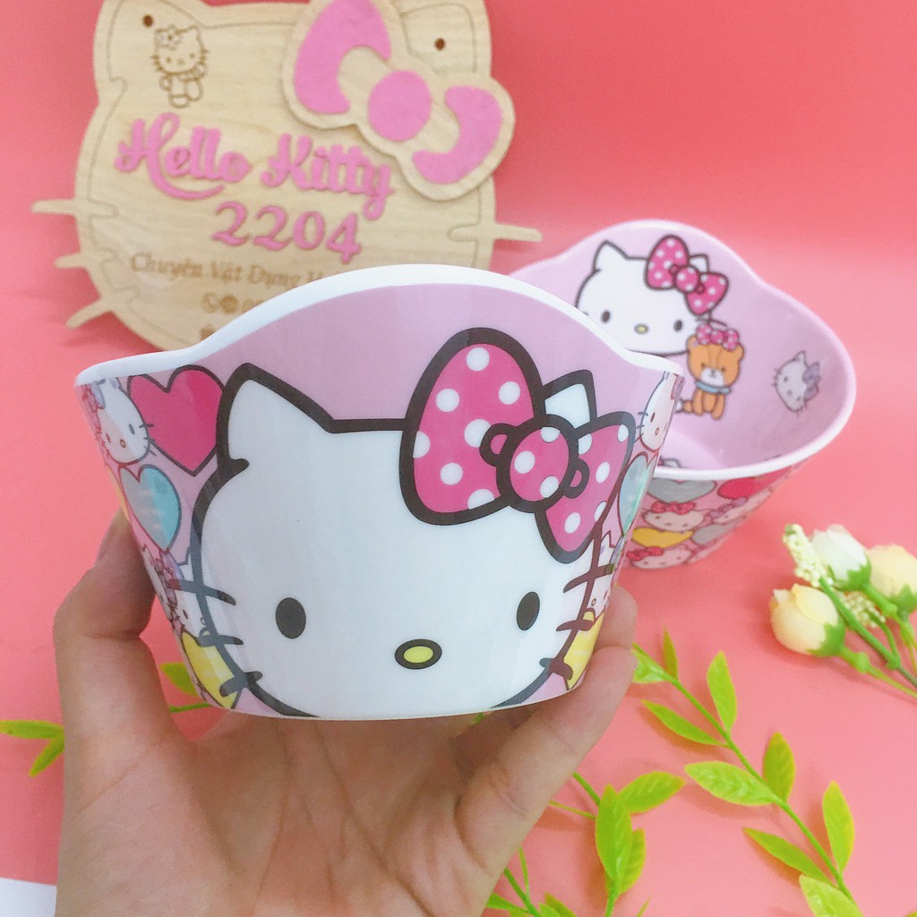 🍒Bát ăn Hello Kitty cho bé