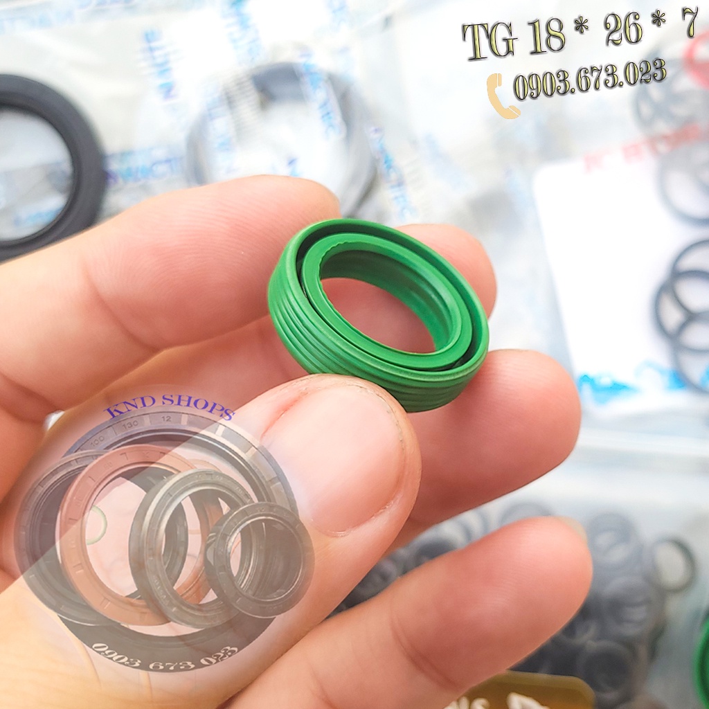 Phốt chặn dầu  Janite TG 18*26*6 & Janite TG 18*26*7,  phụ tùng xe máy, máy bơm nước- KND Shops