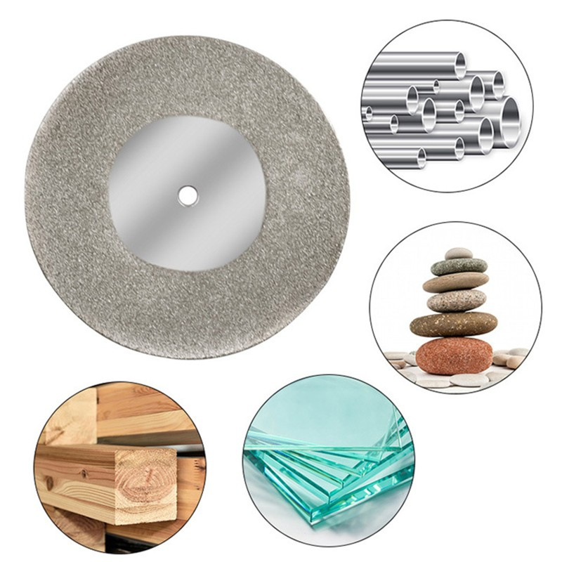 Đĩa Cắt Kim Cương 50 / 60mm Kèm Trục 3mm Tiện Dụng