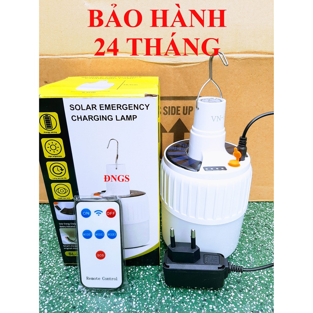 Đèn Led trụ tích điện năng lượng mặt trời 50W cao cấp, đèn Led sạc điện 220V