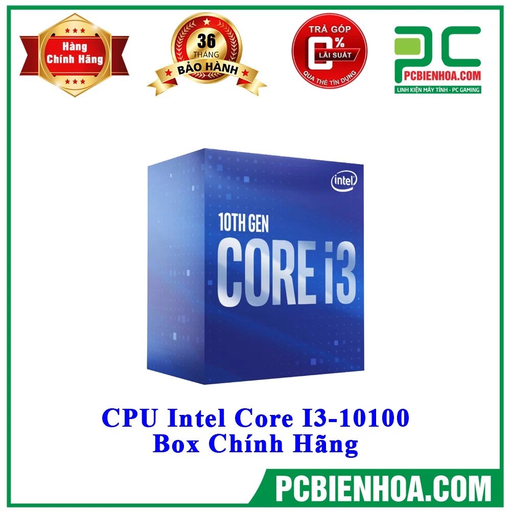 CPU INTEL CORE I3 10100 BOX CHÍNH HÃNG