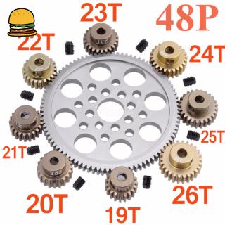 14 Pcs Metal 48P Spur Gear 92T 85T 80T 18T Brush / Brushless Motor Pinion Gears 19T 20T 21T 22T 23T