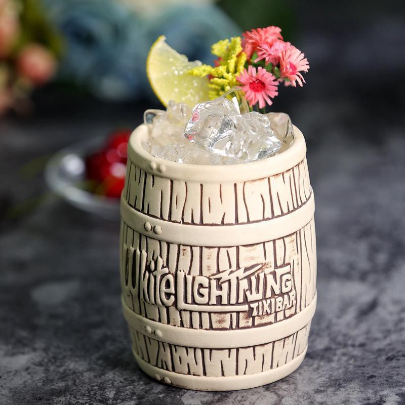 Ly Thủy Tinh Uống Cocktail Tiki Tiki Tikimug Sang Trọng Kính