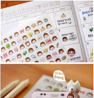 Bộ 6 sticker momoi K1317
