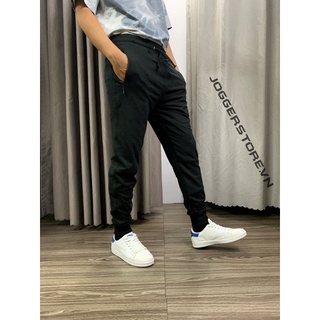 QUẦN JOGGER THUN TRƠN 2 DÂY KÉO