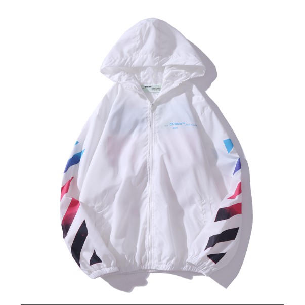 Áo Khoác Hoodie Off White Chống Gió Hoạ Tiết Kẻ Sọc Thời Trang 2020 Cho Nam Và Nữ | BigBuy360 - bigbuy360.vn