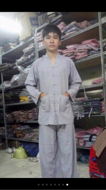 Đồ lam đi chùa-Mẫu la hán nam