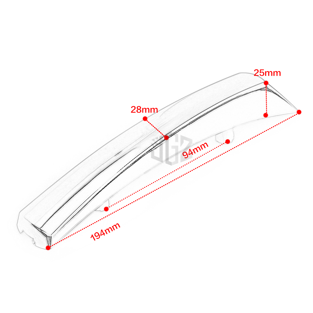 Tấm Chắn Bùn Trước FENDER CREST Cho Xe Vespa Lml T5 Px 125 150 200