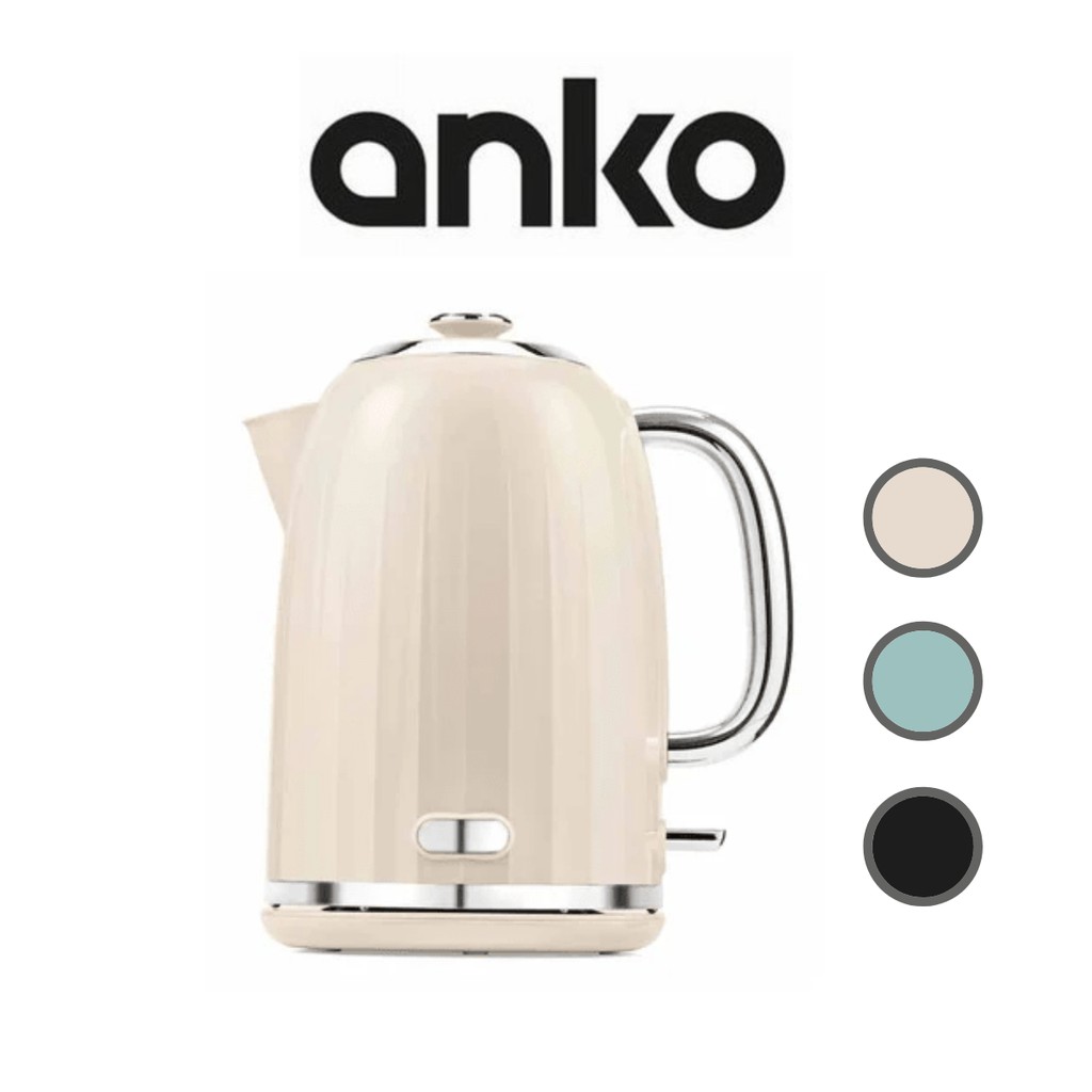 Ấm đun siêu tốc Anko 1.7 Litre Kettle Euro Úc - 2200W - Nhập khẩu trực tiếp tại Úc