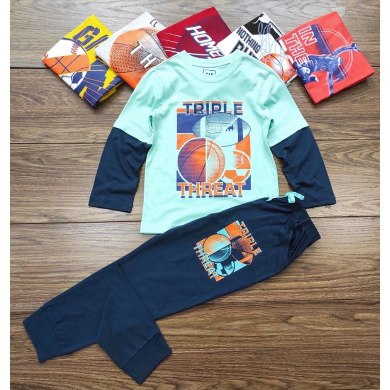 Bộ dài tay bé trai G.A.P size đại 18-55kg