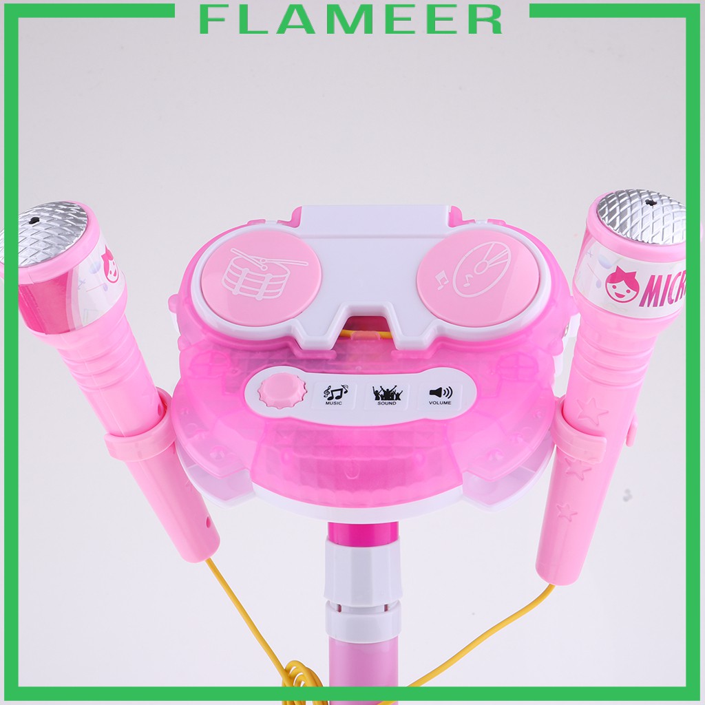 Micro Đồ Chơi Kèm 2 Micro Hát Karaoke Vui Nhộn Cho Bé