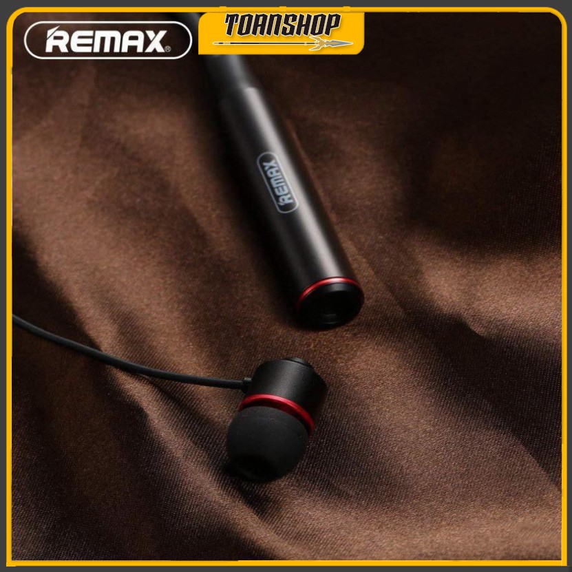 Tai nghe Bluetooth siêu chất Remax RB-S6 / Remax S6 thể thao choàng cổ có 2 đầu hít nam châm