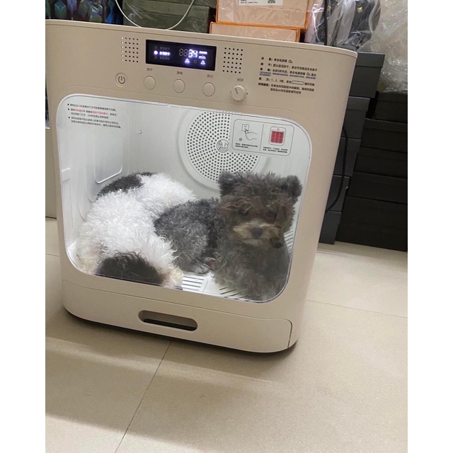 Lồng sấy máy sấy tự động thông minh cho chó mèo Pet Marvel Cao cấp-chuyên dụng cho spa thú cưng