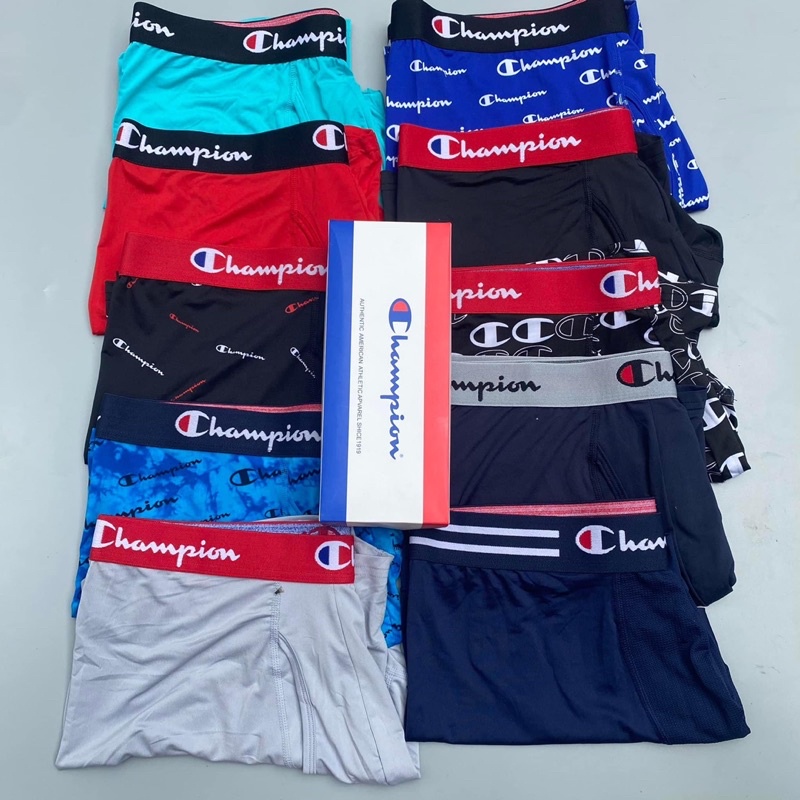 (XẢ KHO) Sét 3 quần boxer Champion dư xịn-không chọn màu