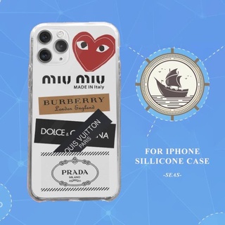 Ốp lưng iphone Burbery x Prada dành cho Iphone 6 7 8 Plus X Xr 11 12 Pro Max JC20200800030