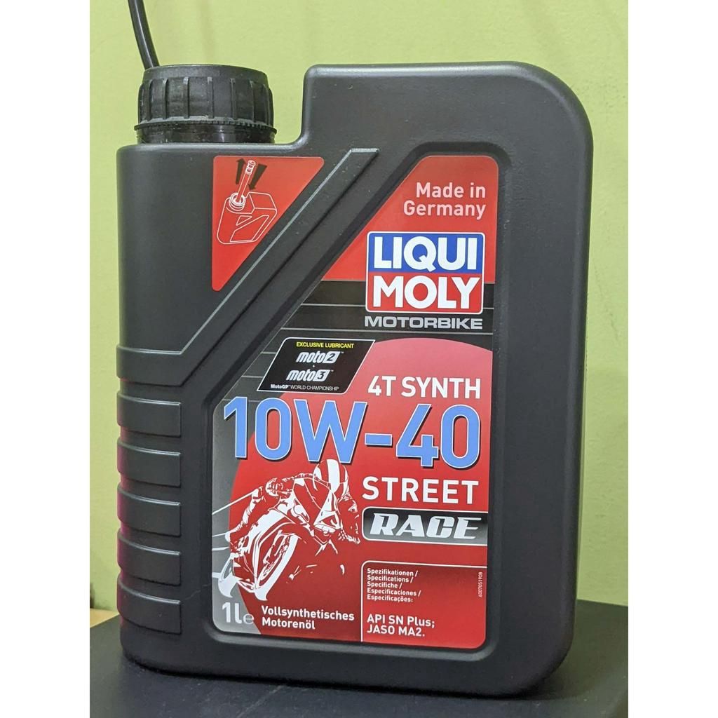 (GIÁ KM ) DẦU NHỚT XE SỐ, XE CÔN TAY LIQUI MOLY 10W40 STREET RACE 1000ml-1L