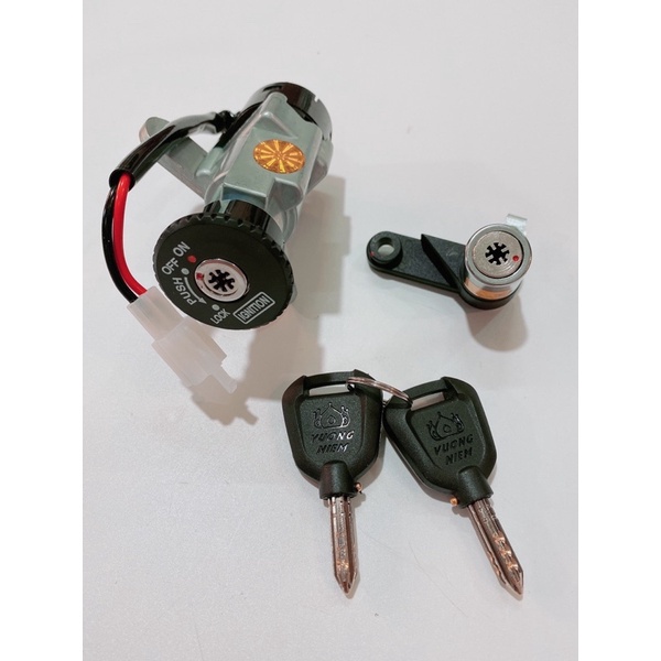 Bộ Ổ Khóa Xe Ex135, Ex150 chìa 8 cạnh
