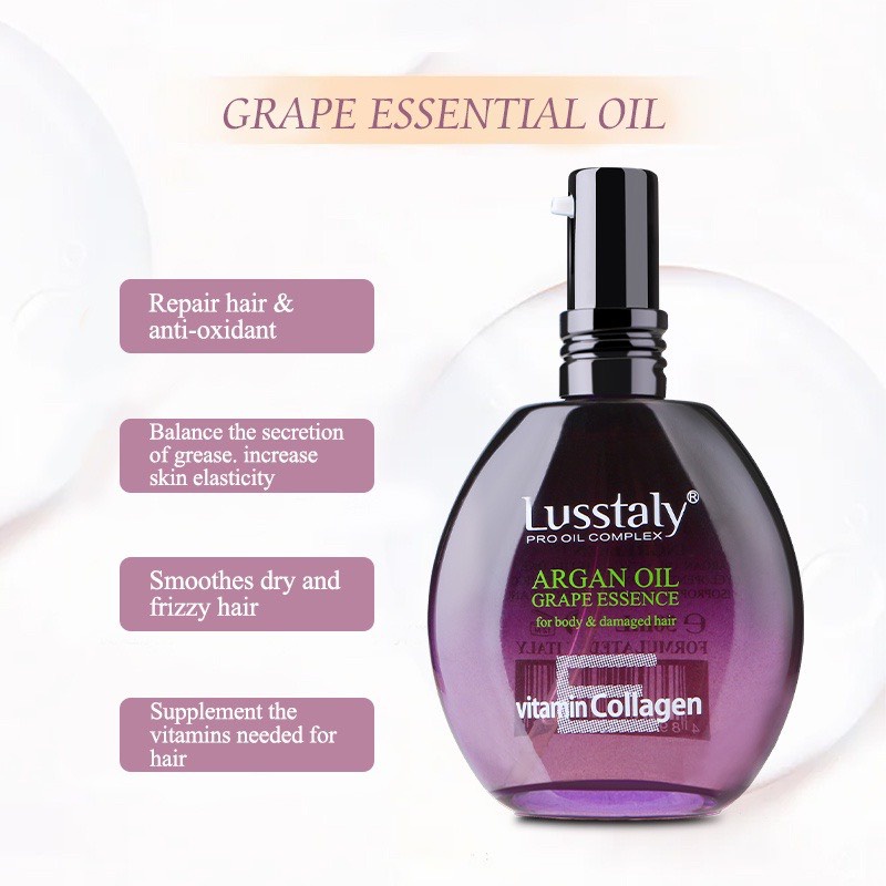 Tinh dầu dưỡng tóc móng mượt  Lusstaly Argan Oil 50ml