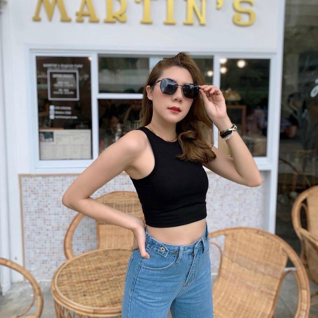 Áo thun ba lỗ trơn vạt bầu MAMY0507201