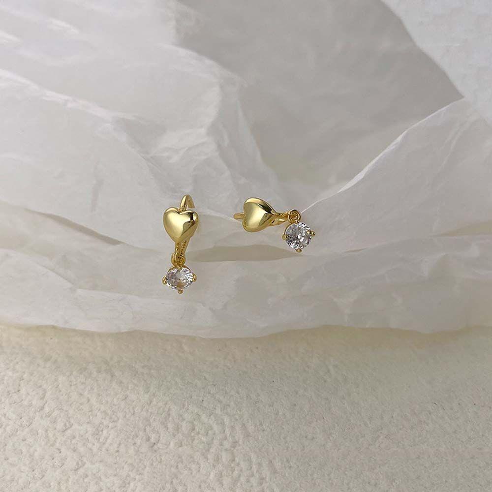 Khuyên Tai Vòng Hình Học Đơn Giản Tinh Tế|Khuyên Tai Nữ Hình Tròn Thời Trang