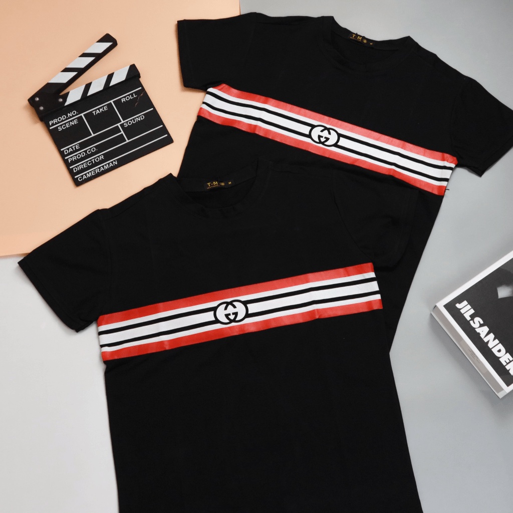 ÁO THUN NAM PHỐI SOC THỜI TRANG PHONG CÁCH THỜI TRANG CHẤT THUN COTTON CAO CẤP CÓ HAI MÀU TRẮNG ĐEN