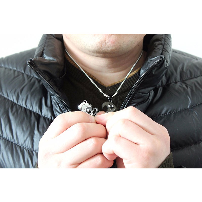 vòng cổ Nam Châm Mặt Hình Trái Tim Thời Trang