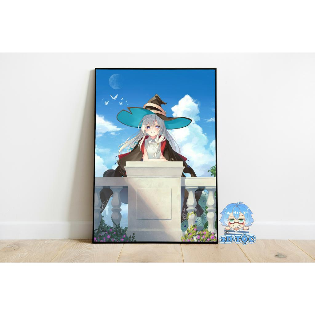 TRANH POSTER A3 Anime Manga Hành trình của Elaina Majo no Tabitabi  CHẤT LIỆU GIẤY CAO CẤP - 2D Tộc Shop
