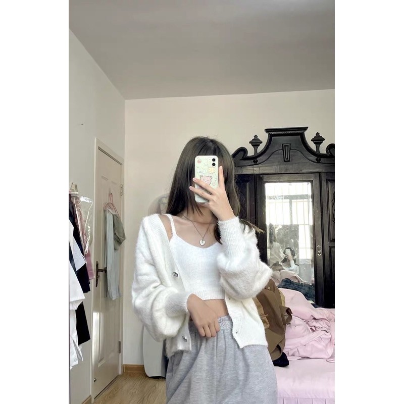 SET QUẦN ÁO LEN LÔNG THỎ SEXY [Order+Ảnh thật] | BigBuy360 - bigbuy360.vn