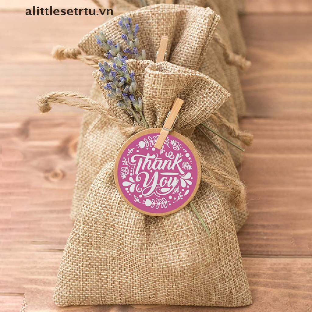 Set 500 Miếng Dán Tròn In Chữ THANK YOU Trang Trí Sổ Tay Z