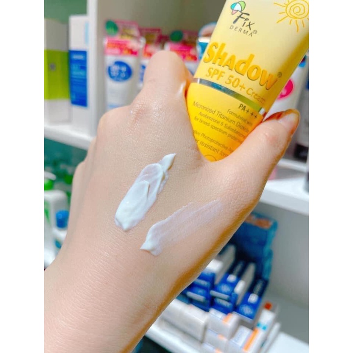 Kem chống nắng Fixderma Shadow SPF 30+ Gel và SPF 50+ Cream PA+++ 75g