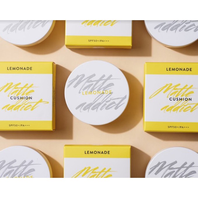 Phấn Nước Đơn LEMONADE Matte Addict Cushion SPF50+ PA+++ (Không Face Filler) 15g