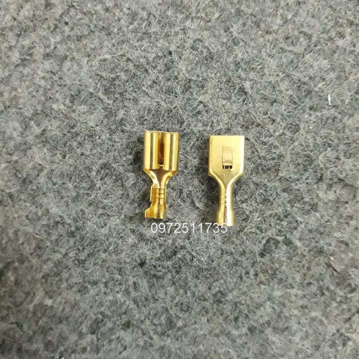 Đầu cos đồng cái 6.3mm túi 50 cái