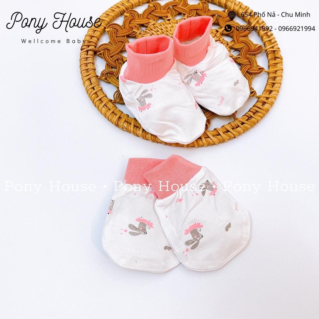 Bao Tay Bao Chân Dokma - Set Bao Tay Chân Sơ Sinh Chất Cotton Tăm Mềm Mịn Cho Bé Trai, Bé Gái Từ Sơ Sinh