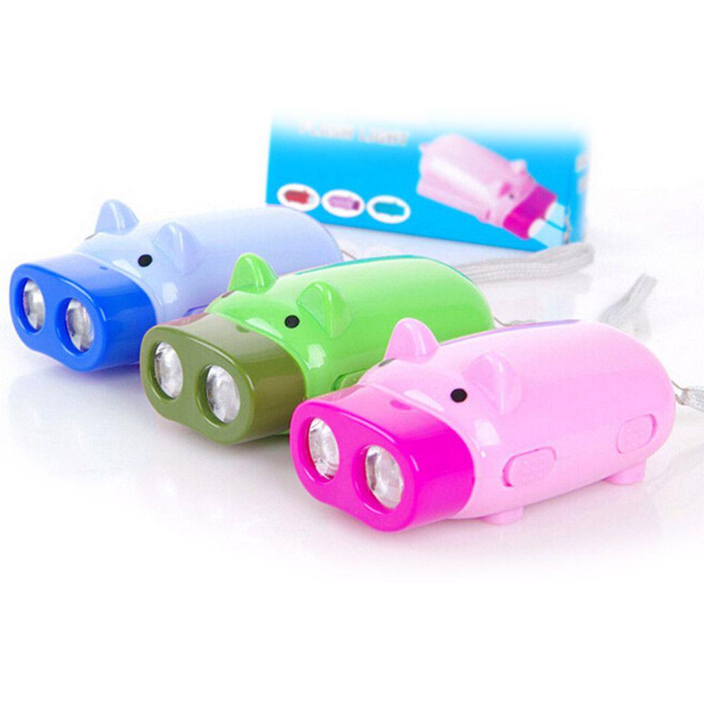 Đèn Pin Led Hình Chú Heo Dễ Thương