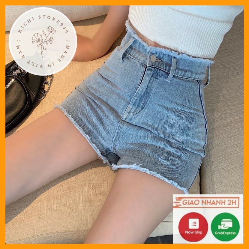 Quần Short Jean Nữ cao cấp Kichistore , Short Jean thiết kế cao cấp nữ M17 | BigBuy360 - bigbuy360.vn