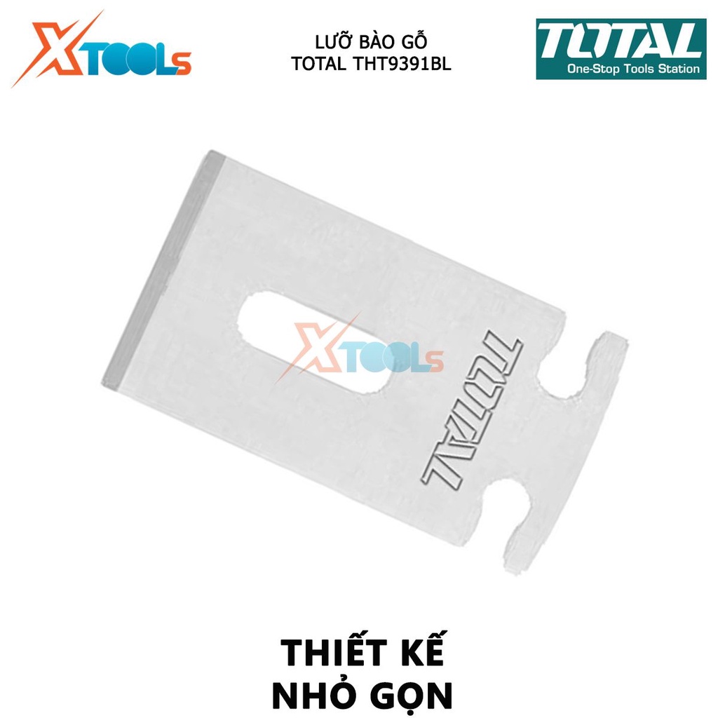 Lưỡi dao bào TOTAL THT9391BL  | lưỡi bào gỗ chiều dài lưỡi 80x44, phù hợp sử dụng cho model THT9391 [CHÍNH HÃNG][XTOOLs]