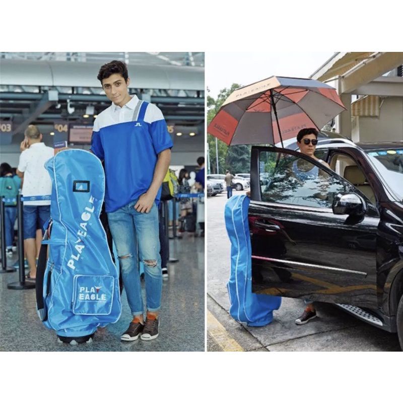 Áo Mưa Bọc Túi Gậy Golf Khoá Kéo Tiện Lợi, Cover Che Mưa Playeagle