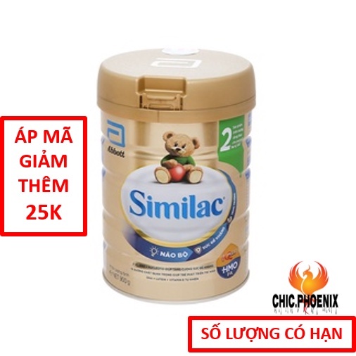 Sữa bột Abbott Similac Eye-Q 2 Plus HMO hương vani lon 900g