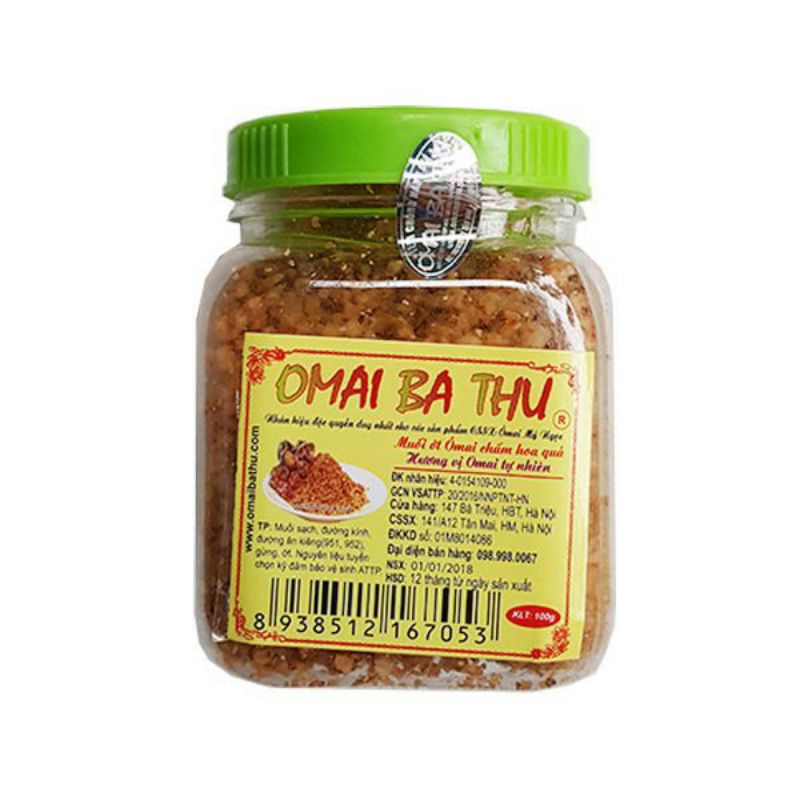 MUỐI OMAI BA THU ( Muối ô mai )