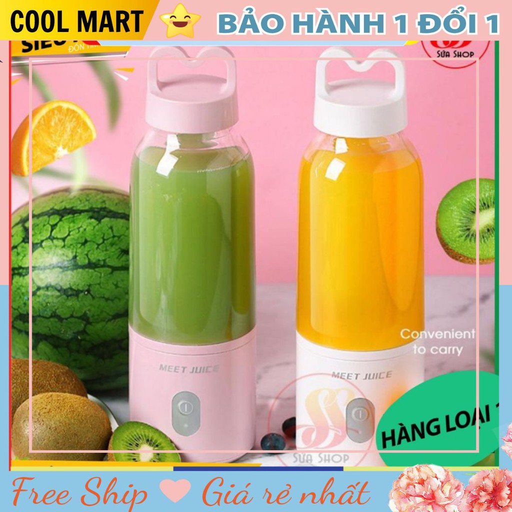 [Hàng Loại 1] Máy Xay Sinh Tố Cầm Tay Mini Meet Juice Tiện Dụng