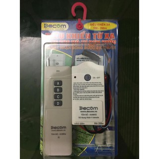 Ổ CẮM ĐIỀU KHIỂN TỪ XA 3500W CHO MOTOR MÁY BƠM NƯỚC 100-500M