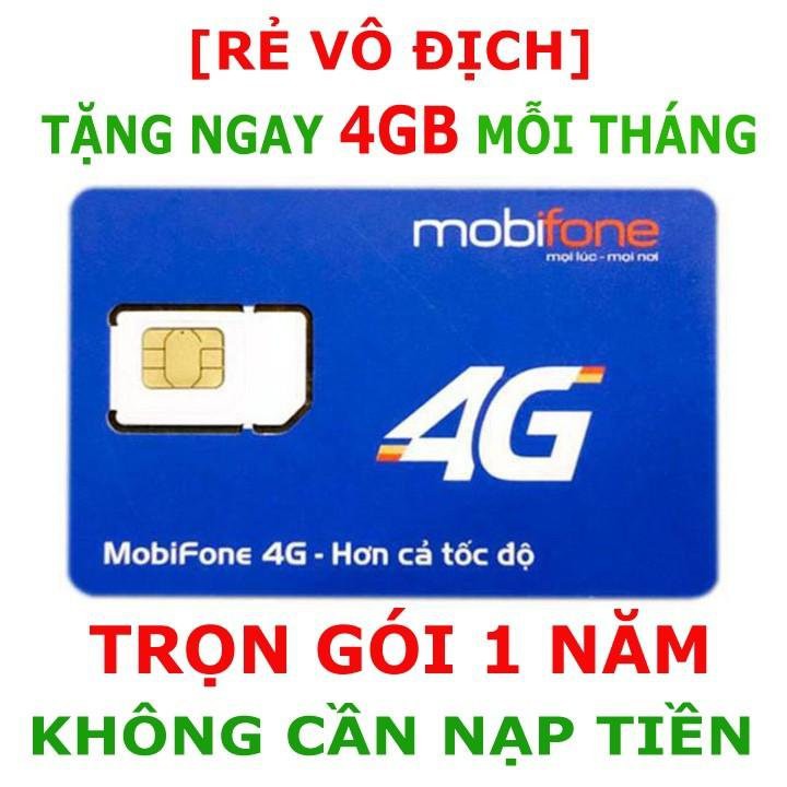 sim mobi 4g mdt250a trọn gói 1 năm không cần nạp tiền