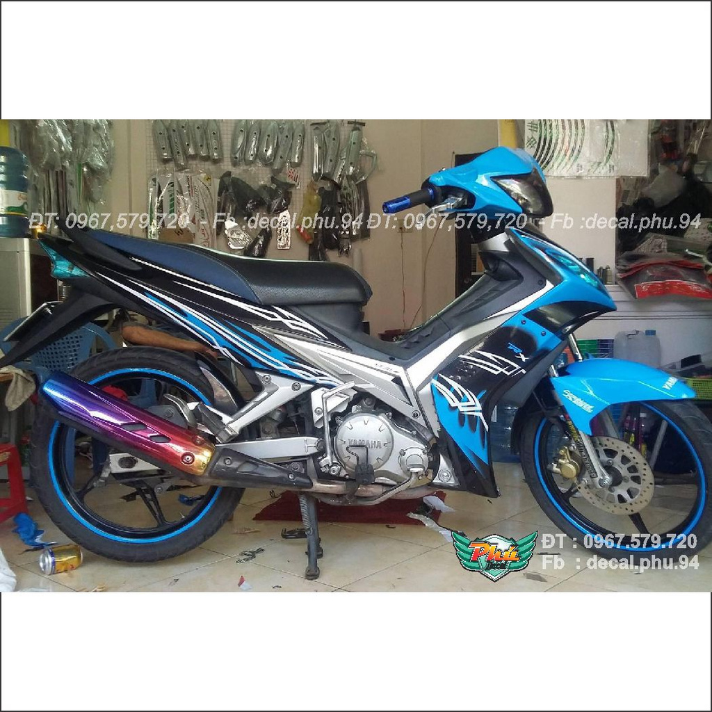 Tem Rời Ex 2010 Xanh đen (J)