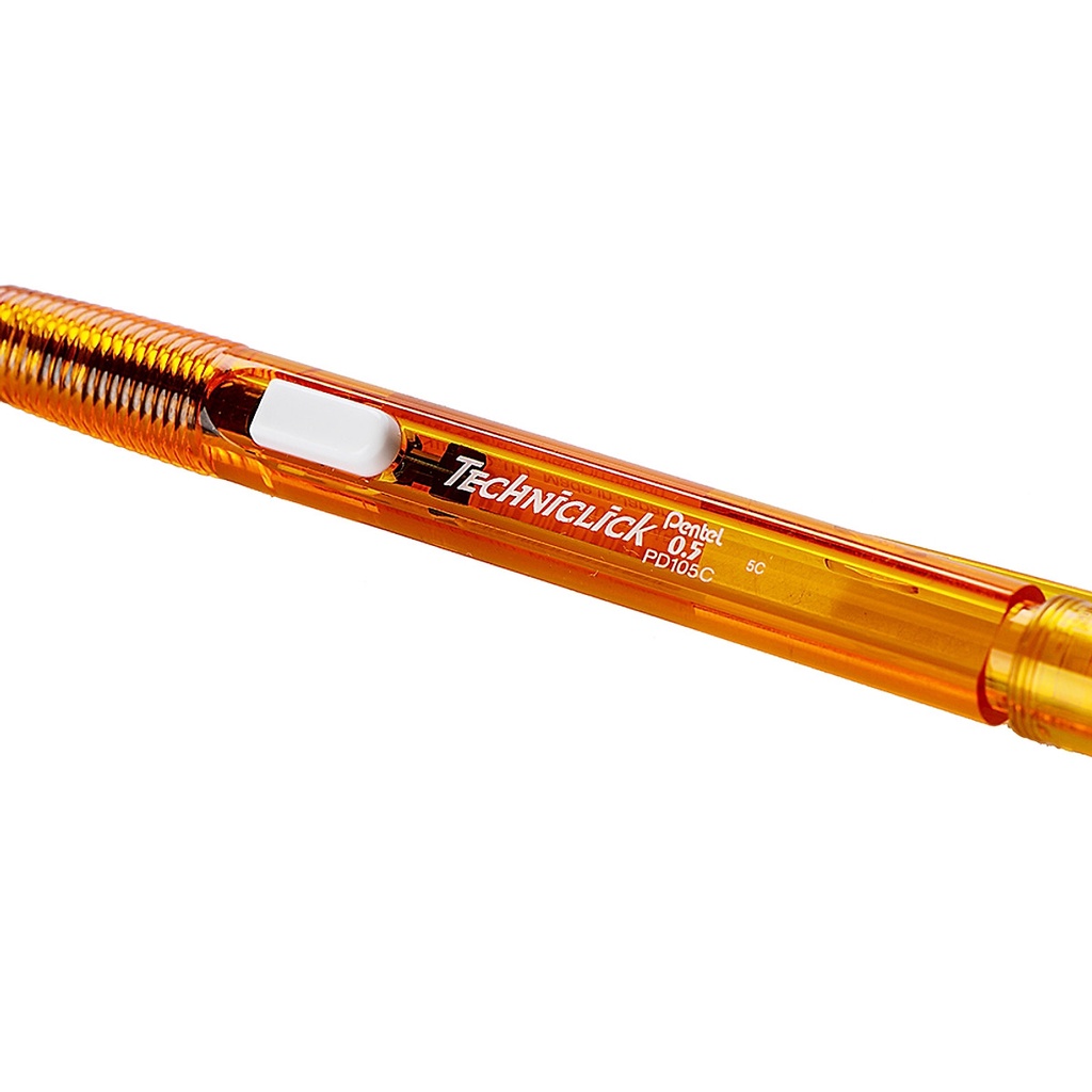 Bút Chì Bấm 0.5 mm Pentel Techniclick PD105C-F - Màu Cam