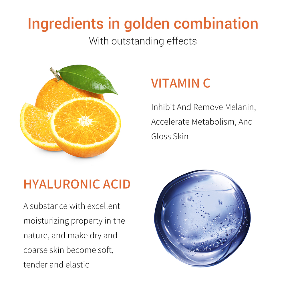 Serum Dưỡng Da Mắt Breylee Chứa Vitamin C Giữ Ẩm Làm Trắng Loại Bỏ Quầng Thâm Chống Lão Hóa Hiệu Quả 15ml