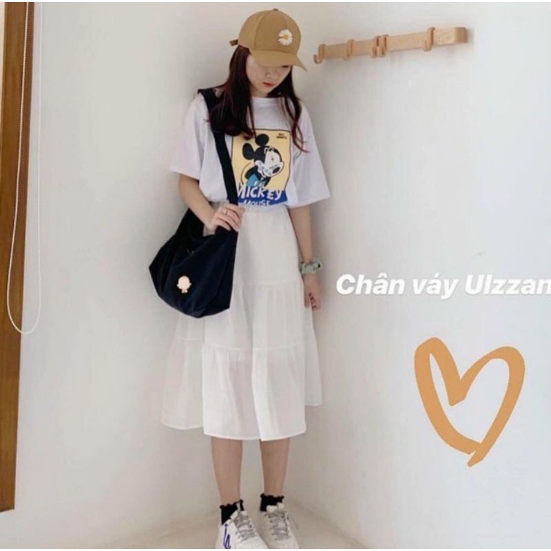 [ Mã FAMAYWA giảm 10K đơn 50K] Chân váy voan kèm lót