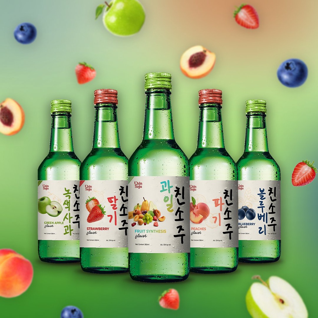Soju Chin Hàn Quốc Trái Cây Lên Men Tự Nhiên