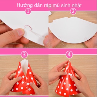 Mũ sinh nhật Happy birthday (Set 5c)