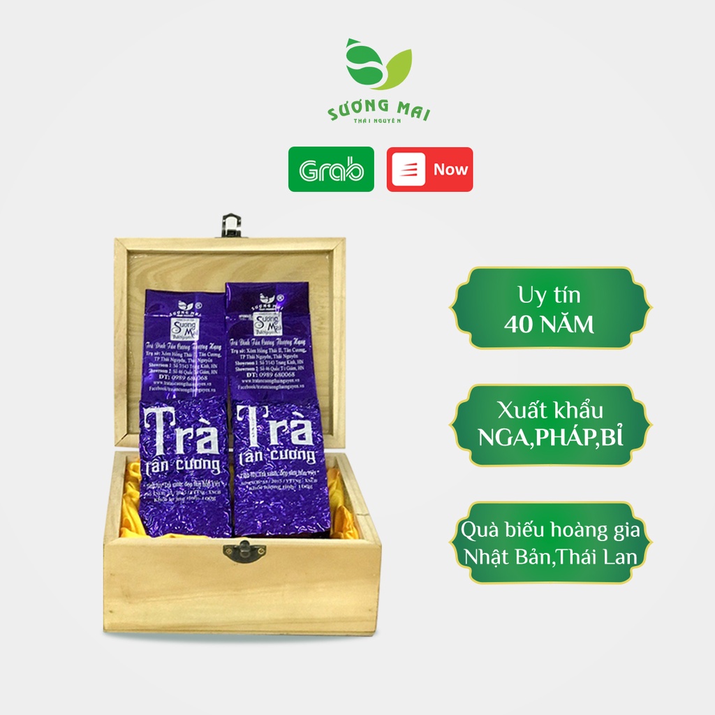 Trà Đinh Tân Cương Thái Nguyên Thượng Hạng SƯƠNG MAI 100g - Trà Ngon Quà Biếu Đậm Tình - SM00058