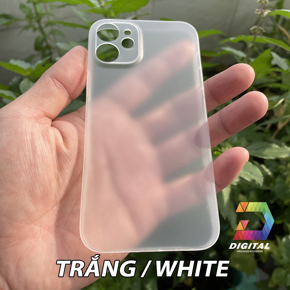 Combo 2 Ốp Lưng Trong Nhám Unibody iPhone 12 Mini Siêu Mỏng